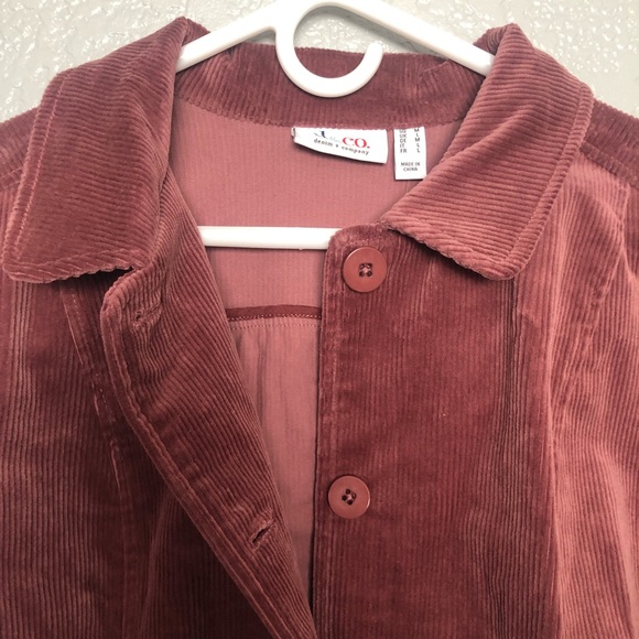 Denim&Co Jackets & Blazers - 🆕 NEW Corduroy Buttoned Jacket ❤️
